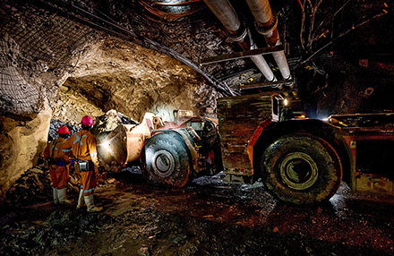 Underground mining operations